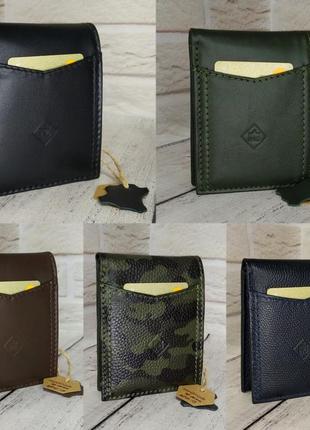 Шкіряний гаманець з rfid захистом10 фото