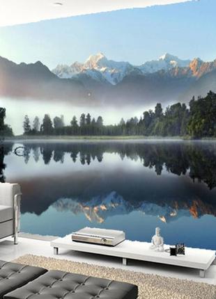 Фотошпалери "скелі і озеро" - будь-який розмір! читаємо опис!