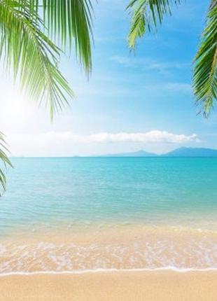 Фотошпалери "екзотичний пляж" - будь-який розмір! читаємо опис!