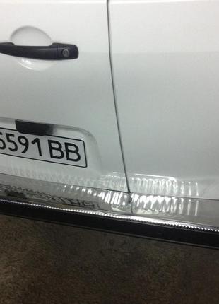 Citroen berlingo/peugeot partner (2008-) накладка на задний бампер