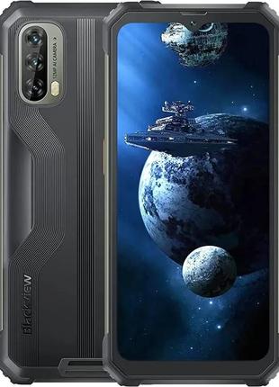 Захищений смартфон blackview bv7100 6/128gb 13 000маг black1 фото