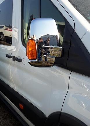 Ford transit (2014-) накладки на зеркала (пластик) 2шт