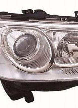 Правая передняя фара renault megane ii 2006-2008 правая h7/h1, эл.рег.  551-1162r-ld-em