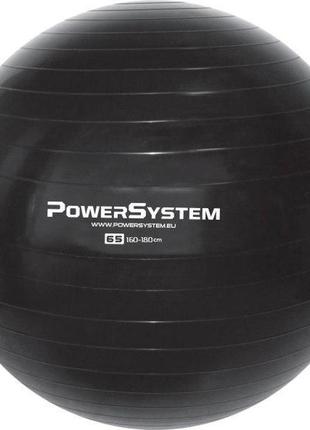 М'яч для фітнесу (фітбол) power system ps-4012 ø65 cm pro gymball black