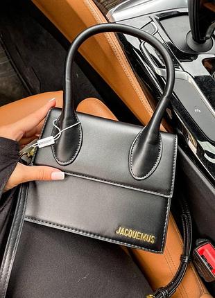 Сумка жіноча сумочка jacquemus le grand bambino black