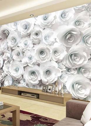 Фото шпалери "3d паперові троянди" - будь-який розмір! читаємо опис!