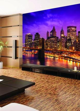Фотообои "мост в манхэттене"  - любой размер! читаем описание!