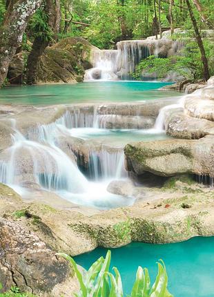 Фотошпалери "водоспад на каменях" - будь-який розмір! читаємо опис!