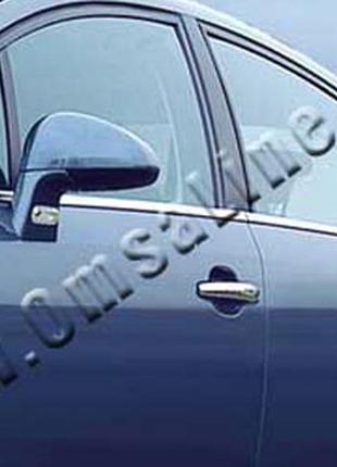 Citroen c4 sedan (2007-2010) молдинги стекол нижние 8шт