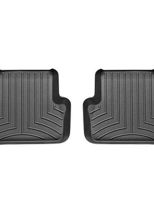 Задние weathertech коврики audi a4 2007- с бортиком, черные, 442122
