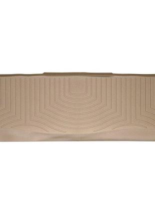 Задние коврики honda odyssey 2007- с бортиком, бежевые, сплошные 450492 weathertech