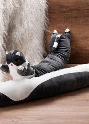 Сірий кот - обнімашка 90 см