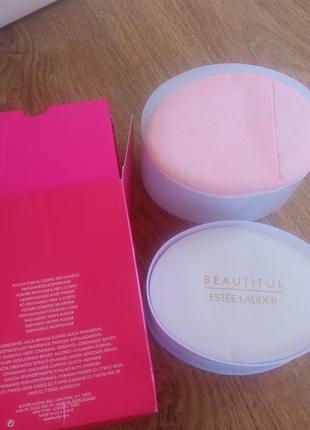 Пудра для тела от известного бренда estee lauder beautiful 100 грамм2 фото