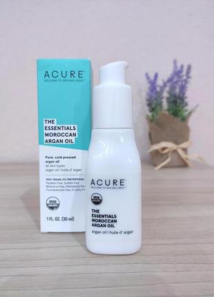 Acure the essentials moroccan argan oil