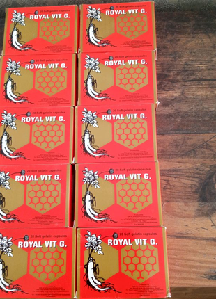 Вітаміни роял королівські з женьшенем royal vit g №20 єгипет