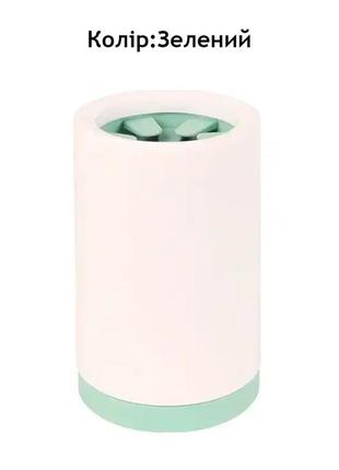 Лапомийка, стакан з силіконовою щіткою для лап собак та цуценят2 фото