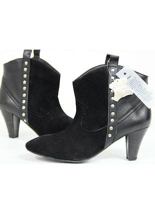 Жіночі, шкіряні, черевики на підборах, демисезон, осінь, весна, pieces, 38, 39