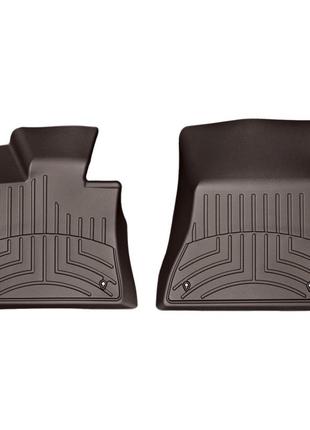 Передние weathertech коврики bmw x5/x6 2014- с бортиком, какао 475591