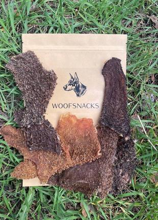 Рубец для собак от woofsnecks. 100 грам.