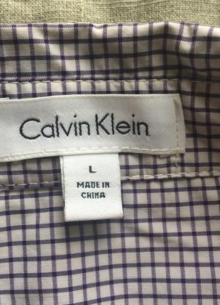 Стильная рубашка в клетку calvin klein3 фото