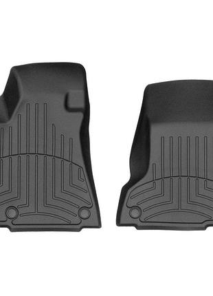 Передние weathertech коврики maserati levante 2016- с бортиком, черные, 4411841