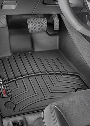 Передние weathertech коврики audi q5 2017- с бортиком черные, 4411461