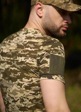 Військова літня поло футболка тактична армійська поло для військовослужбовця якісна тактична футболка5 фото