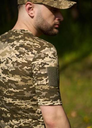 Военная летняя поло футболка тактическая армейская поло для военнослужащего качественная тактическая футболка7 фото