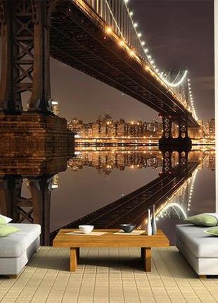 Фотообои "коричневый мост"  - любой размер! читаем описание!