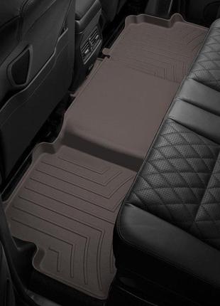 Задние коврики toyota rav 4 2016- с бортиком какао, гибрид 475103 weathertech