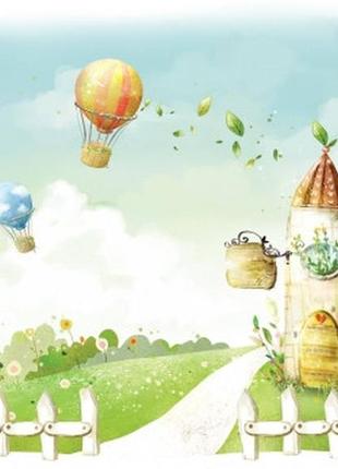 Дитячі фотошпалери "повітряні кулі" - будь-який розмір! читаємо опис!