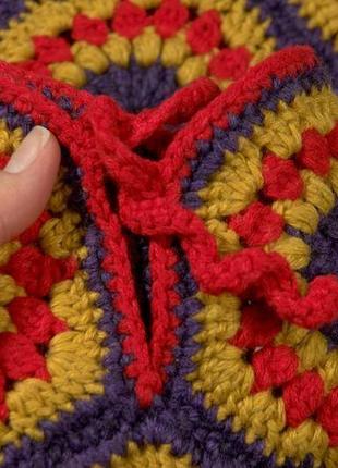 Домашние носки тапочки тапочки боты женские цветные вязаніе крючком10 фото