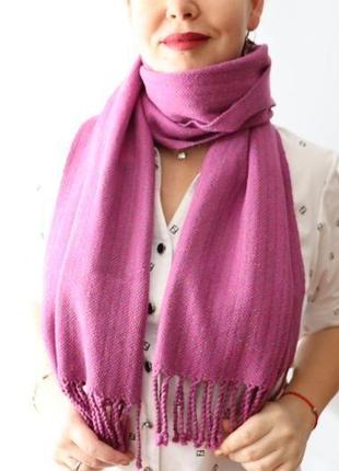 Тканый шарф pink8 фото