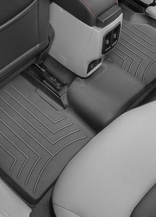 Задние коврики jeep compass 2017- с бортиком, черные, 4412052 weathertech