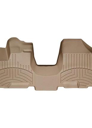 Передние коврики honda odyssey 2007- с бортиком, бежевые, сплошной 453171 weathertech