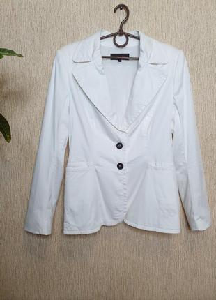 Шикарный винтажный белоснежный пиджак, жакет escada, оригинал3 фото