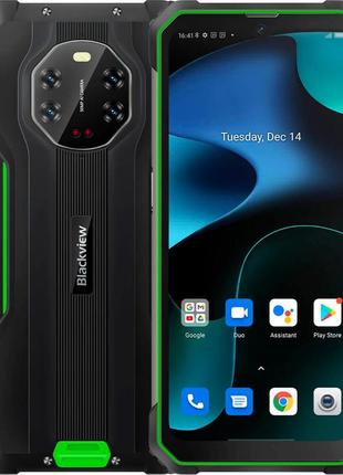 Захищений смартфон blackview bv8800 8/128gb акб 8 380маг green