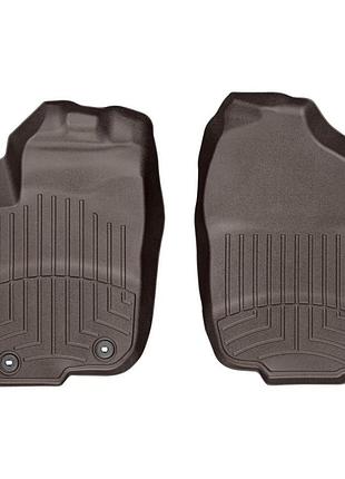 Передние коврики toyota rav4 2013- с бортиком какао, 475101 weathertech