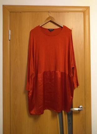 Легкое туника платье с карманами, размер 24-267 фото