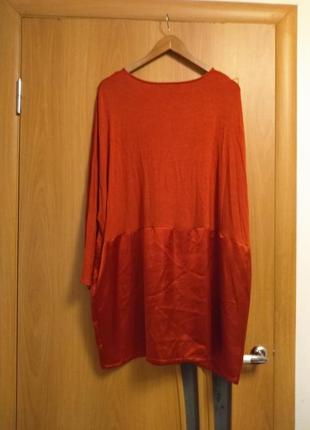 Легкое туника платье с карманами, размер 24-268 фото