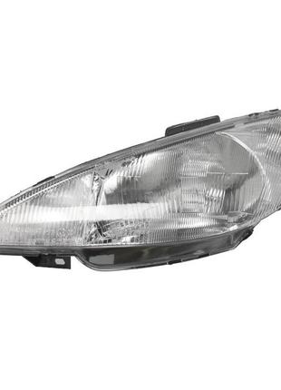 Левая передняя фара peugeot 206 1998- h4, автомат. регул. 550-1120l-ld-em