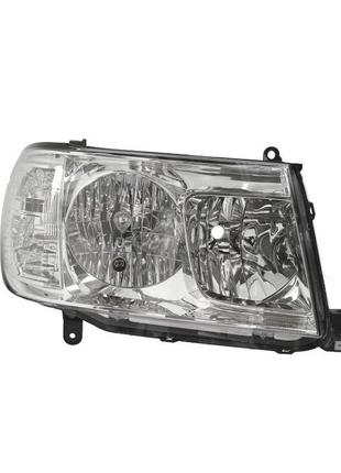 Правая передняя фара тойота land cruiser 100 2005-2007 правая hb4/hb3, мех. регул. 212-11h9r-ld-em