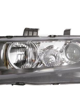 Правая передняя фара honda accord vii 2005-2008 правая h1/h1 эл., рег.черная рамка 217-1162r-ldem2