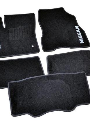 Ворсові килимки nissan leaf (2010-) /чорні 5шт avtm blccr1409
