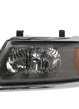Левая передняя фара mitsubishi pajero sport 2004-2006 h4 с указ.поворота авт.рег.,(хром.рамка) china