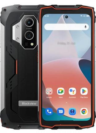 Защищенный смартфон blackview bv9300 12/256gb orange / lazer ranging version