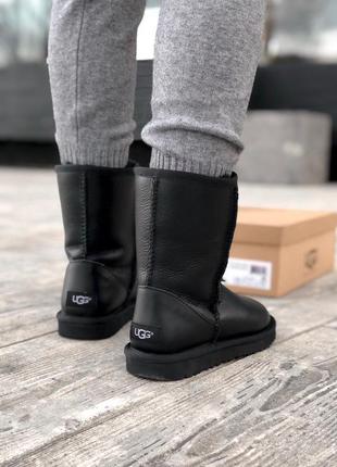 Угги зимние кожа ugg leather2 фото