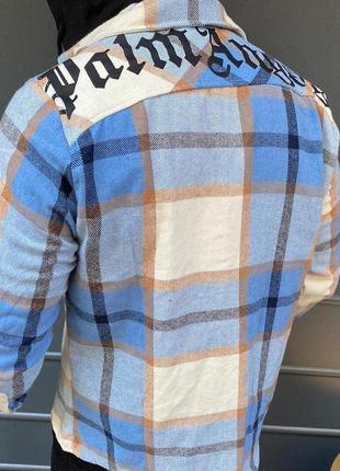 Байковая рубашка с капюшоном