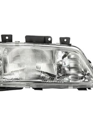 Правая передняя фара peugeot 405 1987-1992 правая h4/h1, ручн./гидр. регул. 550-1122r-ld-em