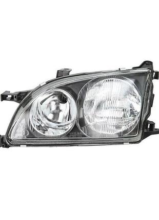 Левая передняя фара тойота avensis 1997-10/2000 h7/h1, авт. регул. 212-1187l-ld-em